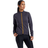 Pearl Izumi Women's Quest Thermal Jersey Dark Ink/Toffee front