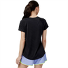 New Balance Women's Q Speed Jacquard Short Sleeve BK-Black back