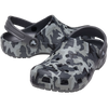 Crocs Youth Classic Camo Clog Black/Grey pair
