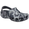 Crocs Youth Classic Camo Clog Black/Grey front left