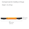 Trigger Point GRID STK Foam Roller dimensions