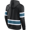 Fanatics Men's Sharks Iconic NHL Exclusive Pull Over Hoodie back