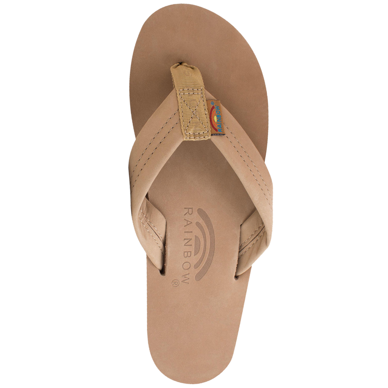Women's Premier Leather Single Wide Strap, Rainbow Sandals Women's Premier Leather Single Wide Strap top