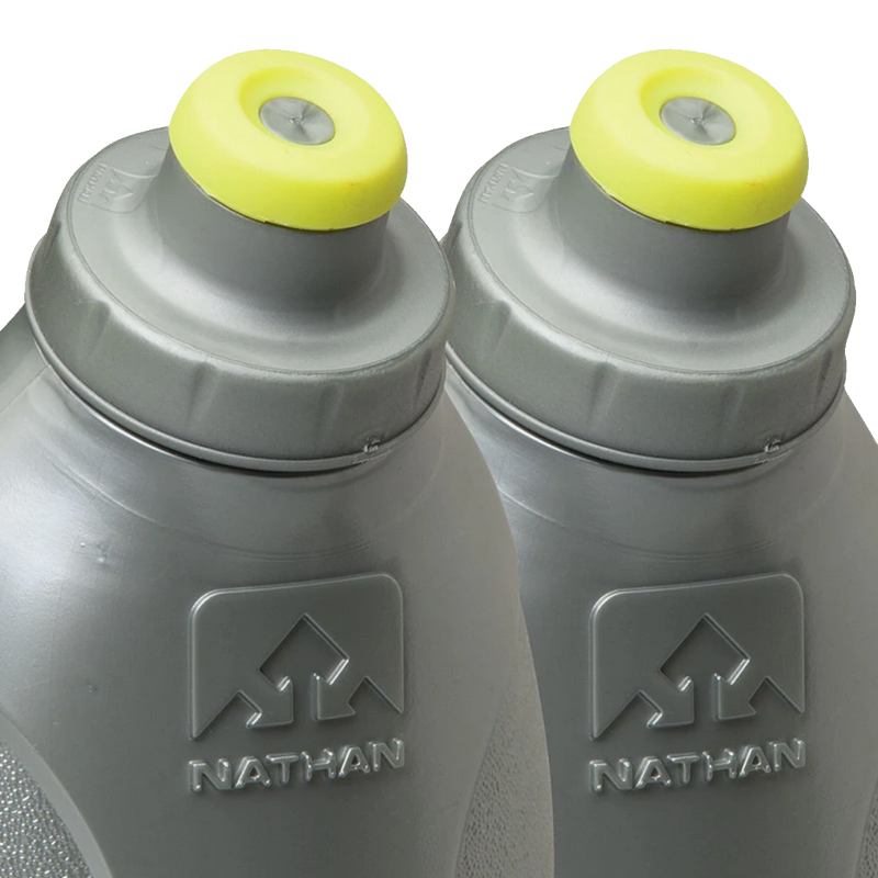 Push-Pull Cap 10oz Flask 2-Pack, Nathan Push-Pull Cap 