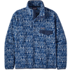 Patagonia Men's Lightweight Synchilla Snap-T Pullover in Near the Pier/Blue