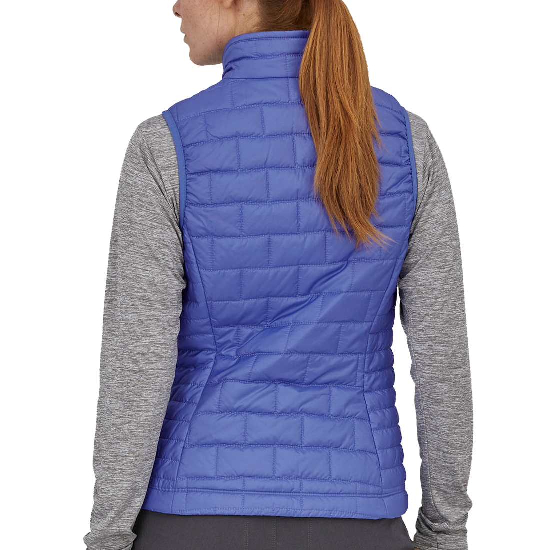 Patagonia women's nano puff top vest pesto