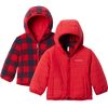 Columbia Youth Double Trouble Reversible Jacket in Mountain Red