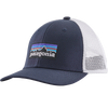 Patagonia Youth Trucker Hat in PNVY-P6 Logo: Navy