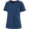 Patagonia Women's Capilene Cool Daily Shirt in Viking Blue/Navy Blue X-Dye