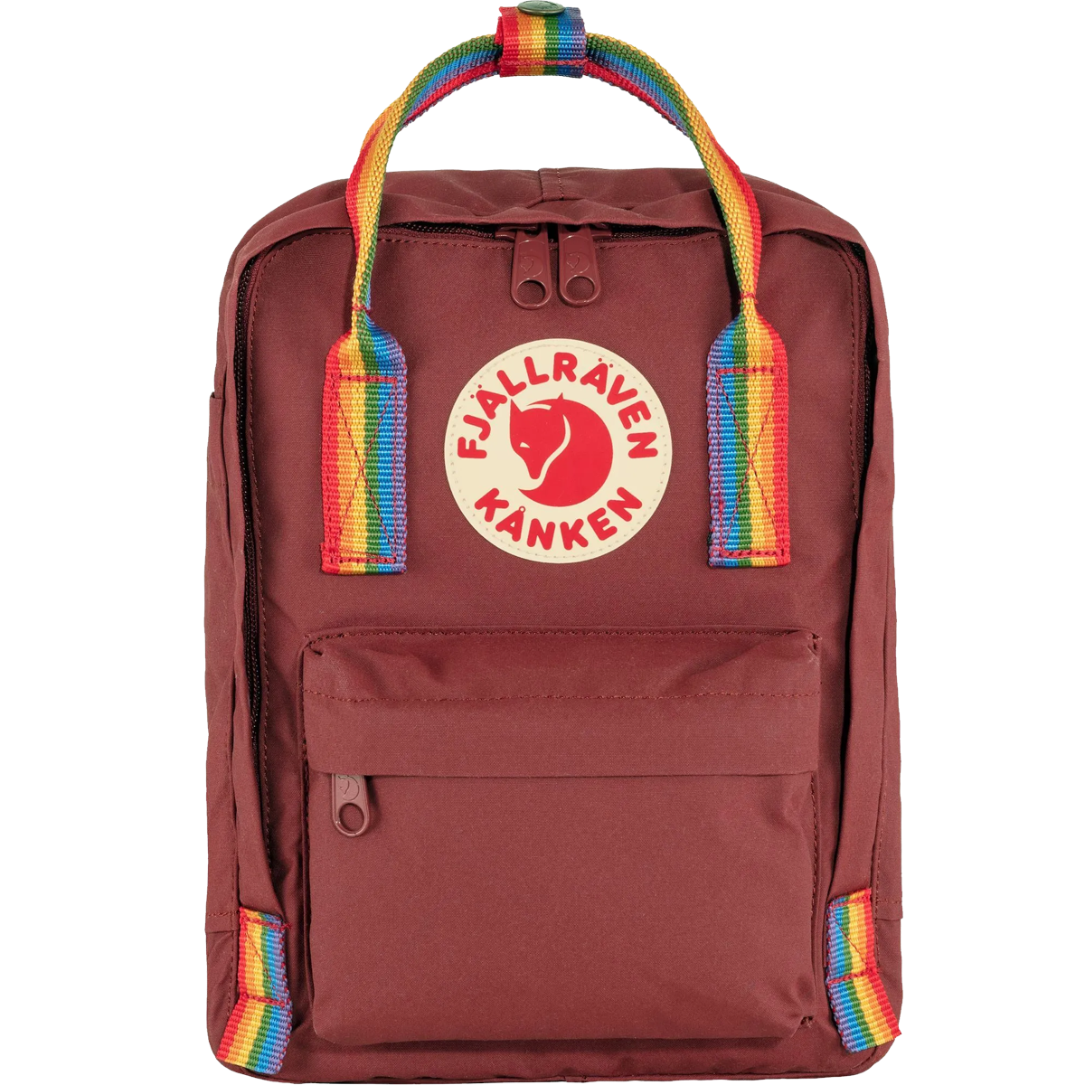 Kanken top yellow rainbow