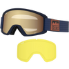 Giro Semi Goggle in Midnight Alps + Amber Gold and Yellow