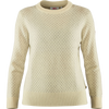 Fj?§llr?§ven Women's Ovik Nordic Sweater in Chalk White