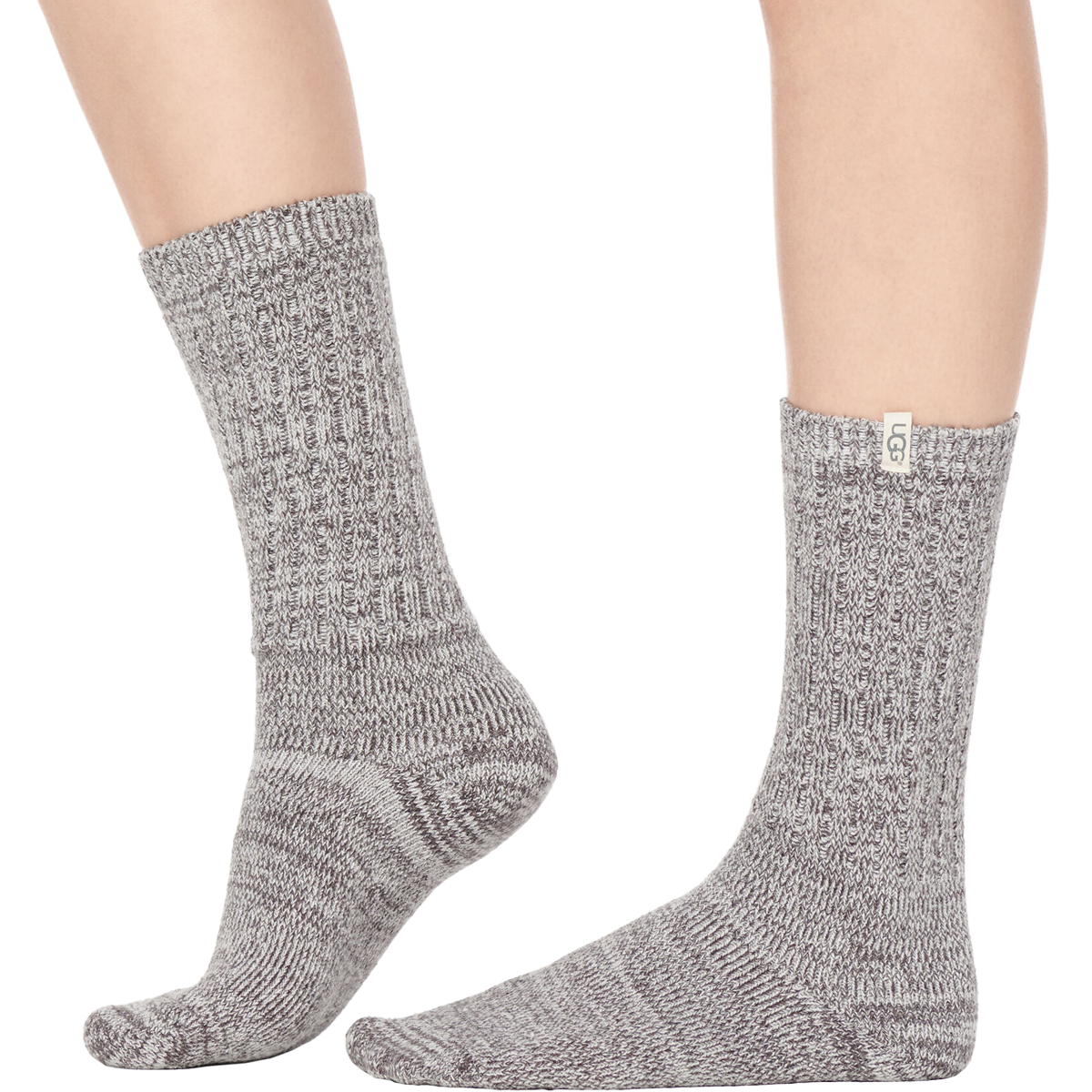 Women s Rib Knit Slouchy Crew Sock Sports Basement