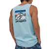 Patagonia Men's Line Logo Ridge Organic Tank back