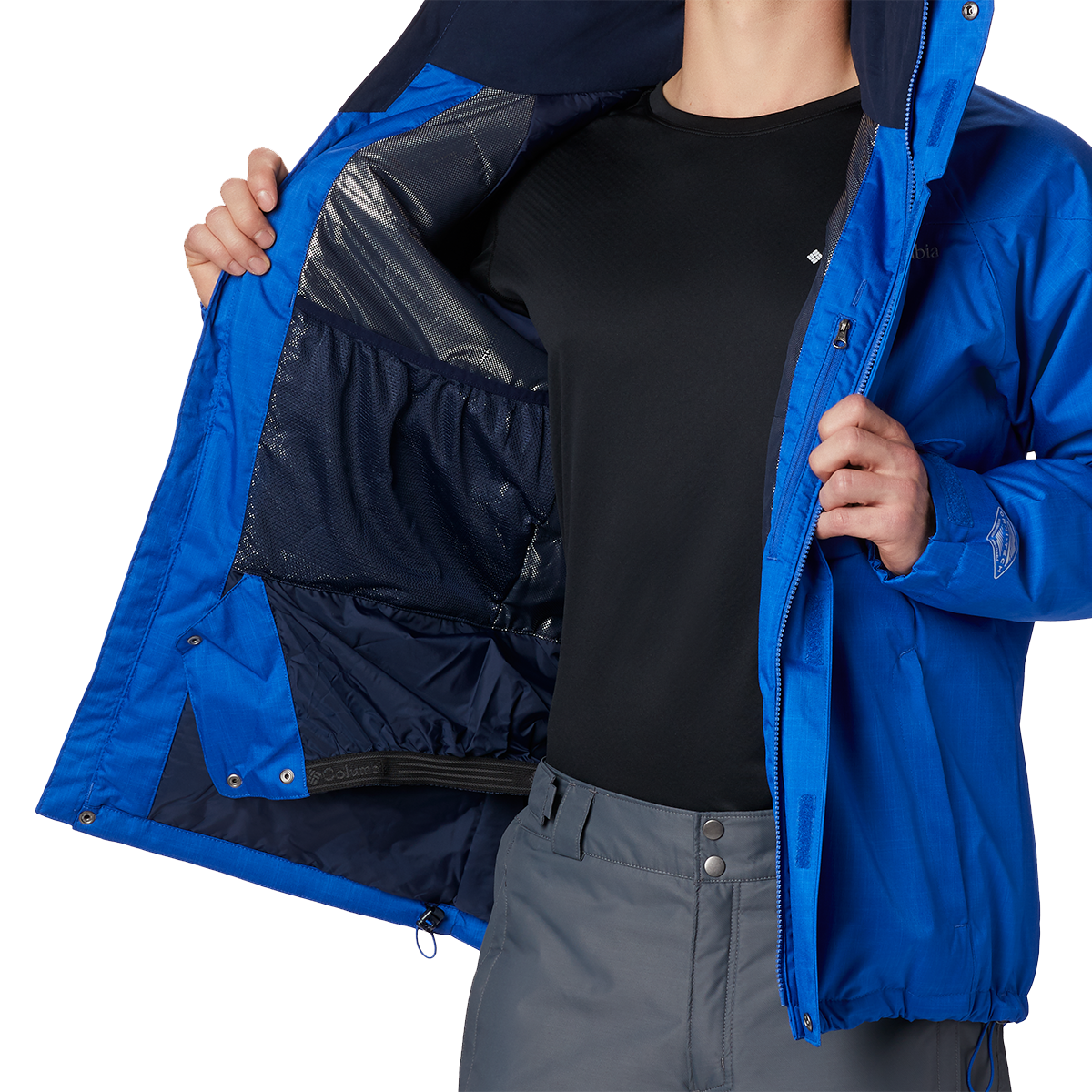 Columbia Men's Alpine Action Insulated Ski Jacket Blue Color Size 2XL