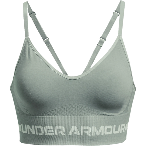 Under Armour Women's Seamless Long-Line Low-Impact Crossback Sports Bra Sz  XS