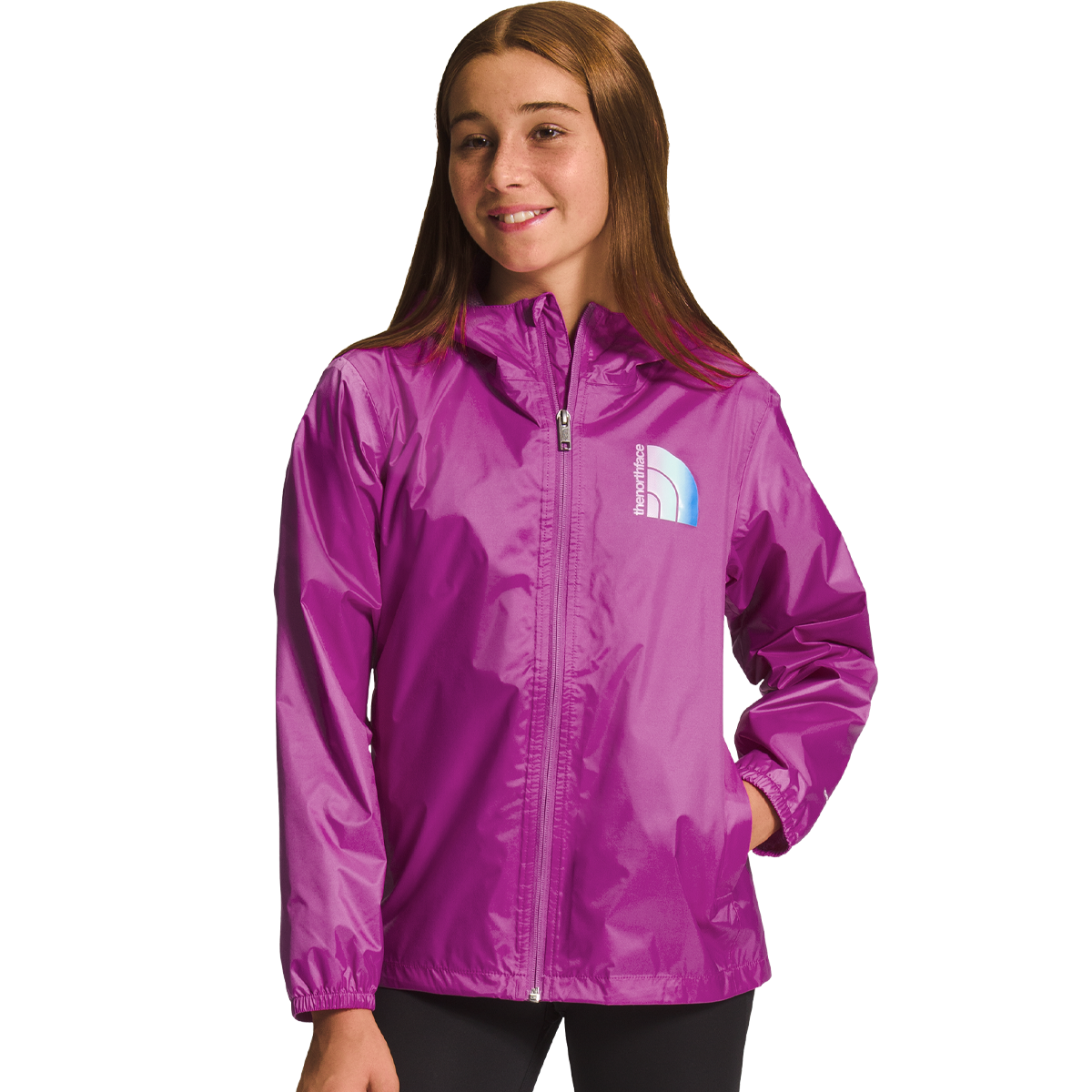 North face hot sale purple rain jacket