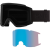 Smith Sport Optics Squad XL in Blackout + CP Sun Black and Rose Flash