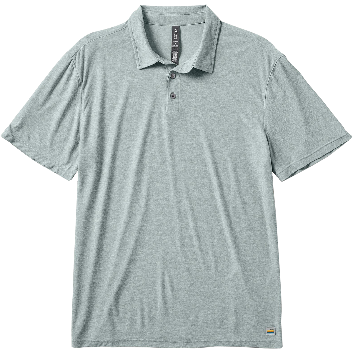 Long Sleeve Strato Tech Polo, Charcoal Heather