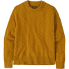 Patagonia Women's Recycled Wool Crewneck Sweater in Cabin Gold