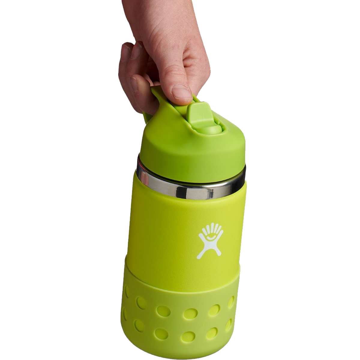 Hydro Flask 12 oz Kids Wide Mouth Straw Lid Bottle Lake