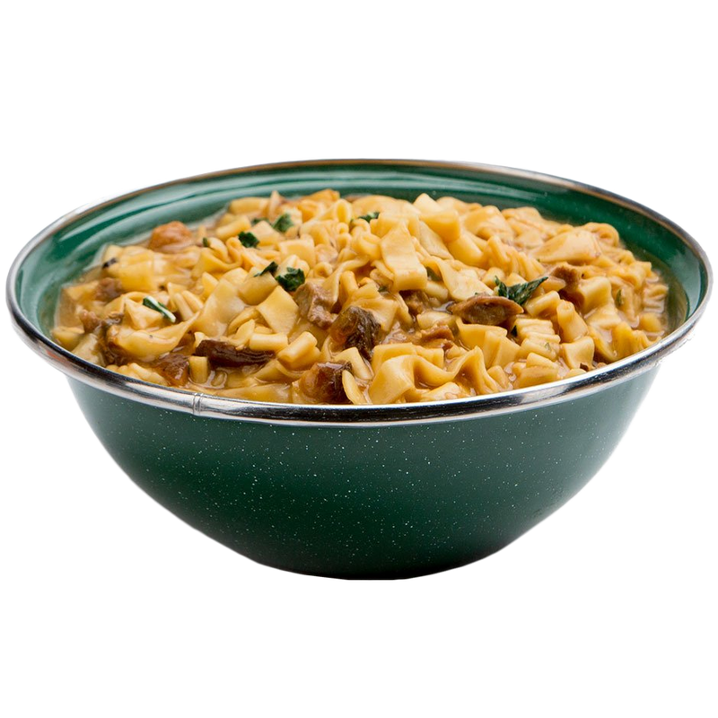 Stroganoff Sauce, Mushrooms & Beef, Backpacker's Pantry Stroganoff Sauce, Mushrooms & Beef in bowl