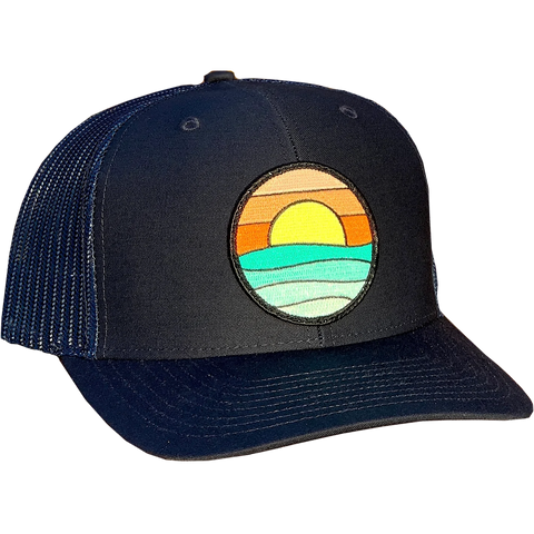 Curved Brim Trucker with Serenity Patch