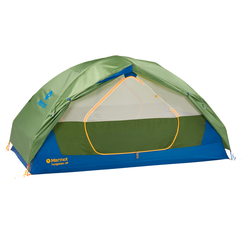 Tungsten 3 Person Tent, Marmot Tungsten 3 Person with open rainfly
