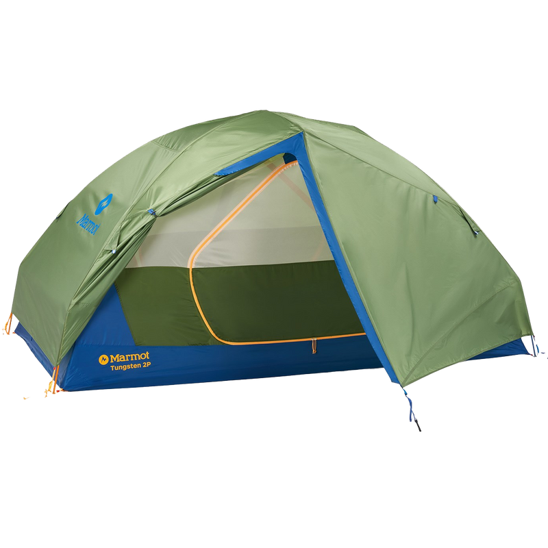 Tungsten 2 Person Tent, Marmot Tungsten 2 Person Tent with rainfly half open