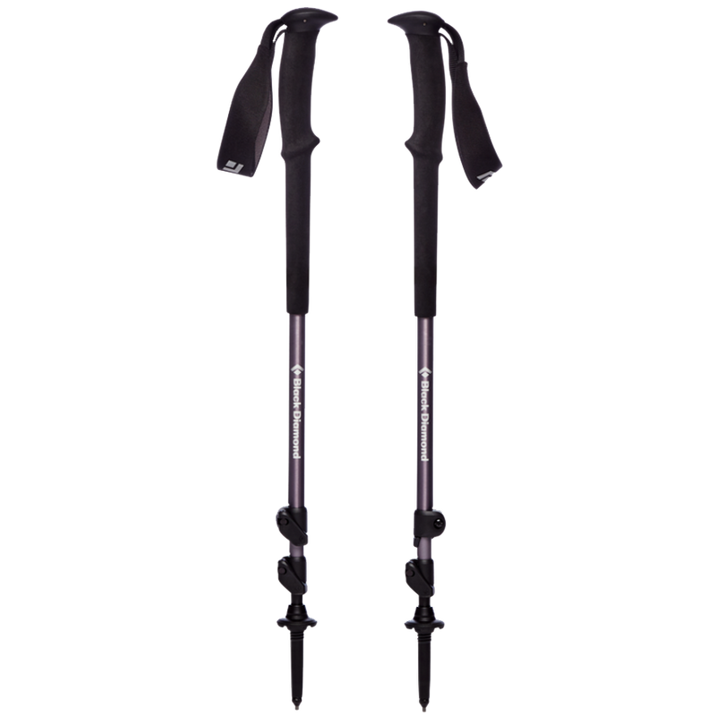 Trail Trekking Poles, Black Diamond Trail Trekking Poles collapsed