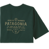 Men's Patagonia Forge Mark Responsibili-Tee in Pinyon Green