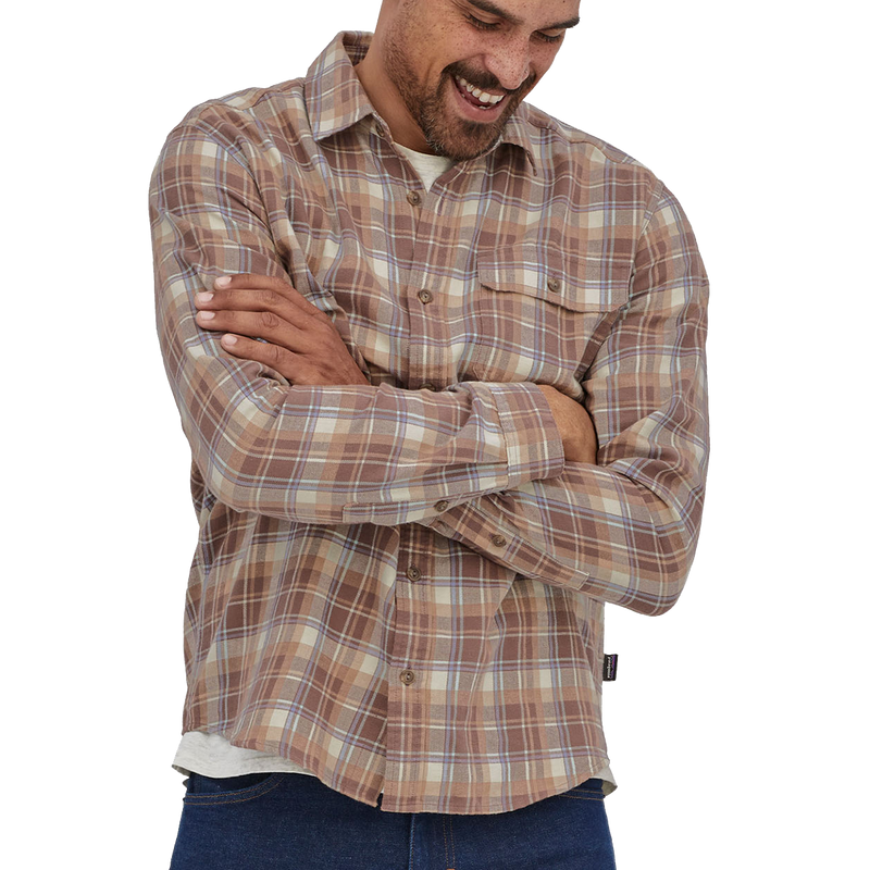 Men's Cotton in Conversion Lightweight Fjord Flannel Shirt, Patagonia Men's Lightweight Fjord CIC Flannel Shirt