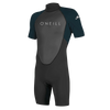 O'Neill Wetsuits Reactor 2 Short Sleeve 2mm Back Zip Spring L43-Black/Slate
