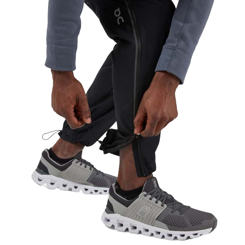 Men's Track Pant, On Men's Track Pant ankle zip open