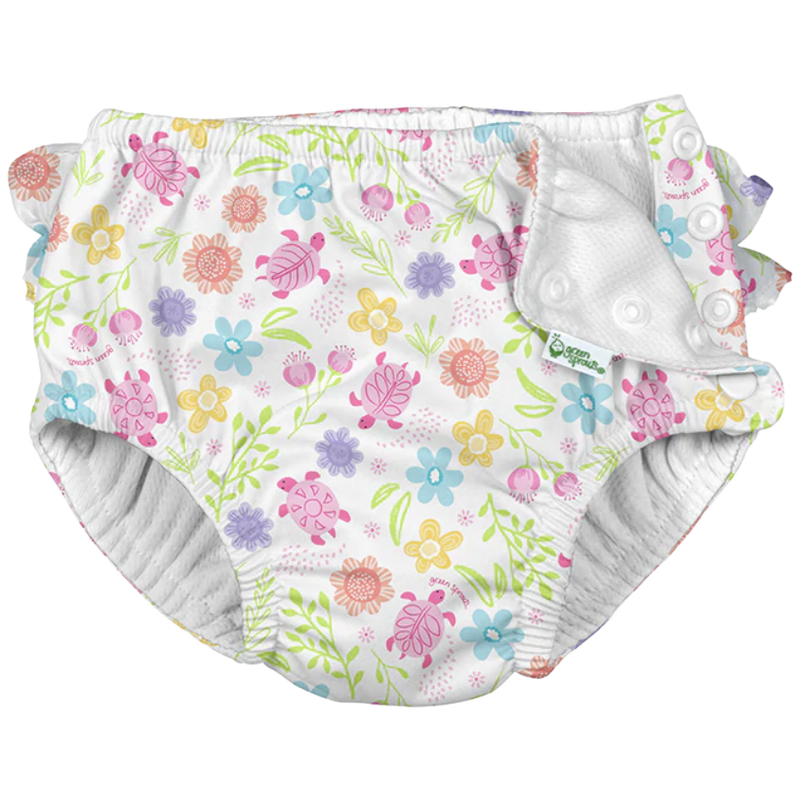 Youth Ruffle Snap Swim Diaper, Featured Image