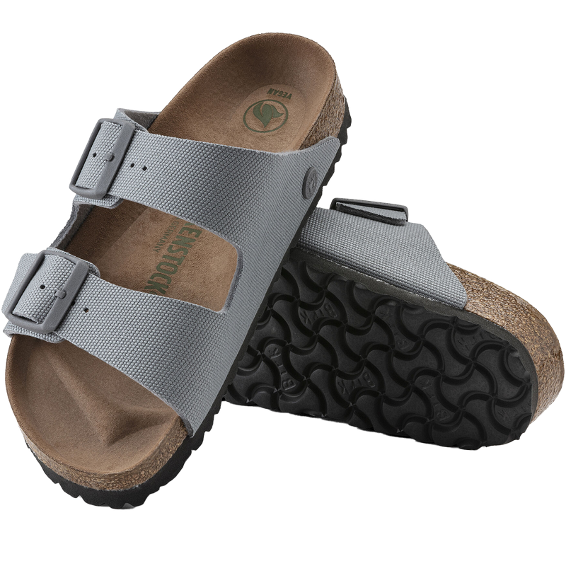 Men's Arizona Vegan Canvas, Birkenstock Men's Arizona Vegan Canvas top and bottom