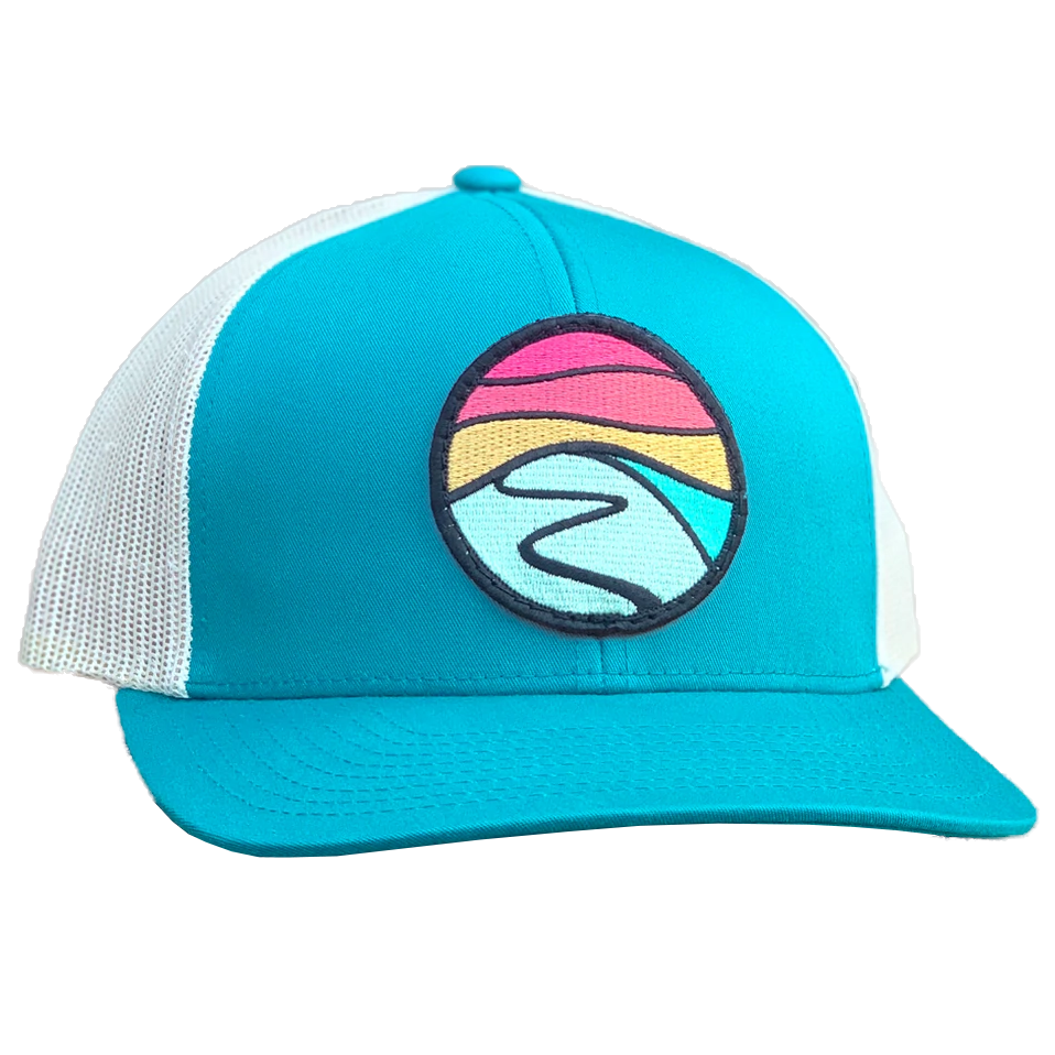 Curved Brim Trucker with Hilltop Patch alternate view