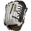 Wilson A1000 T125 12.5" T-Web Fastpitch Outfield Glove in White/Black/Blonde