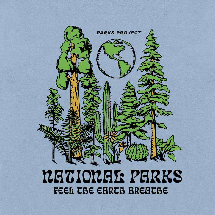 Women's Feel the Earth Breathe Long Sleeve, Parks Project Women's Feel the Earth Breathe Long Sleeve