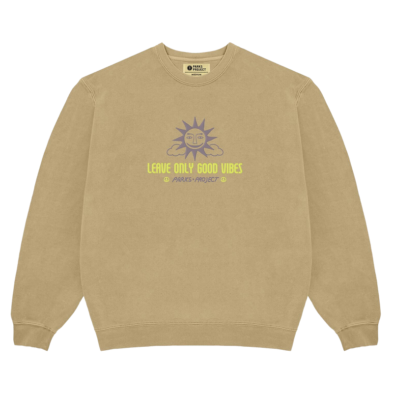 Men's Leave Only Good Vibes Crew Sweatshirt, Featured Image