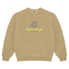 Parks Project Men's Leave Only Good Vibes Crew Sweatshirt Khaki