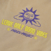 Parks Project Men's Leave Only Good Vibes Crew Sweatshirt Khaki