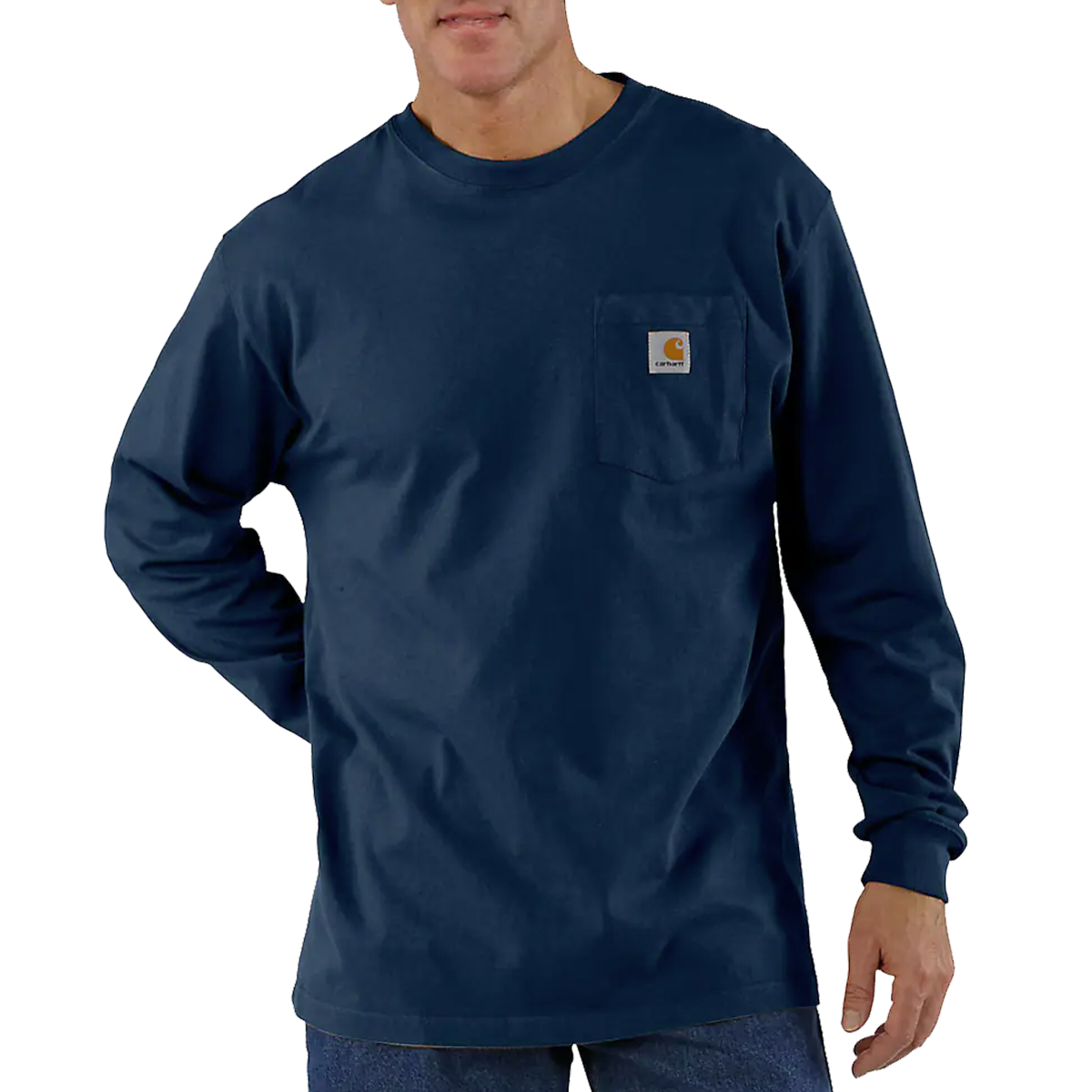 Men's Loose Fit Heavyweight Long-Sleeve Pocket T-Shirt alternate view