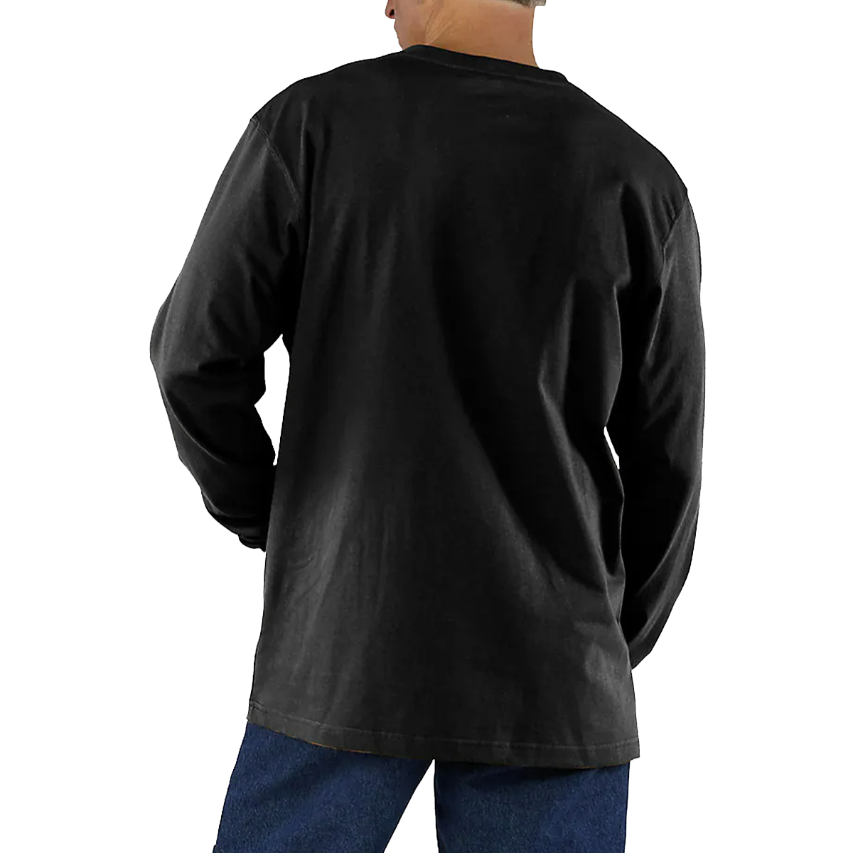 Men's Loose Fit Heavyweight Long-Sleeve Pocket T-Shirt alternate view