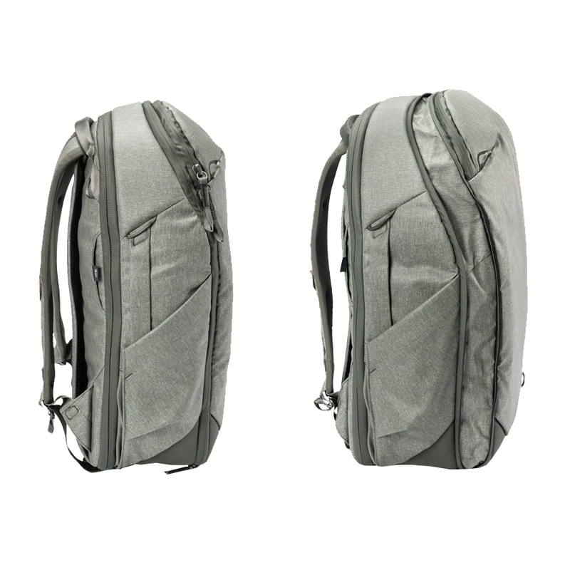 Travel Backpack 30L, Peak Design Travel Backpack 30L capacity expansion