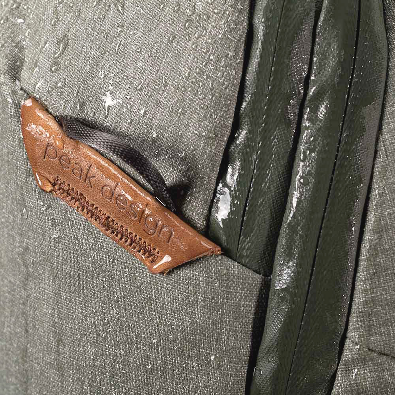 Travel Backpack 30L, Peak Design Travel Backpack 30L logo detail