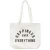 Spiritual Gangster Happiness Canvas Tote in Natural