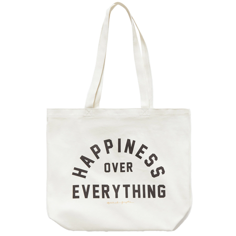 Happiness Canvas Tote
