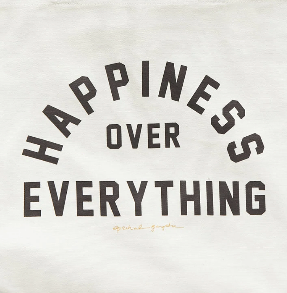 Happiness Canvas Tote alternate view