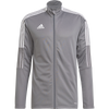 adidas Men's Tiro 21 Track Jacket in grey